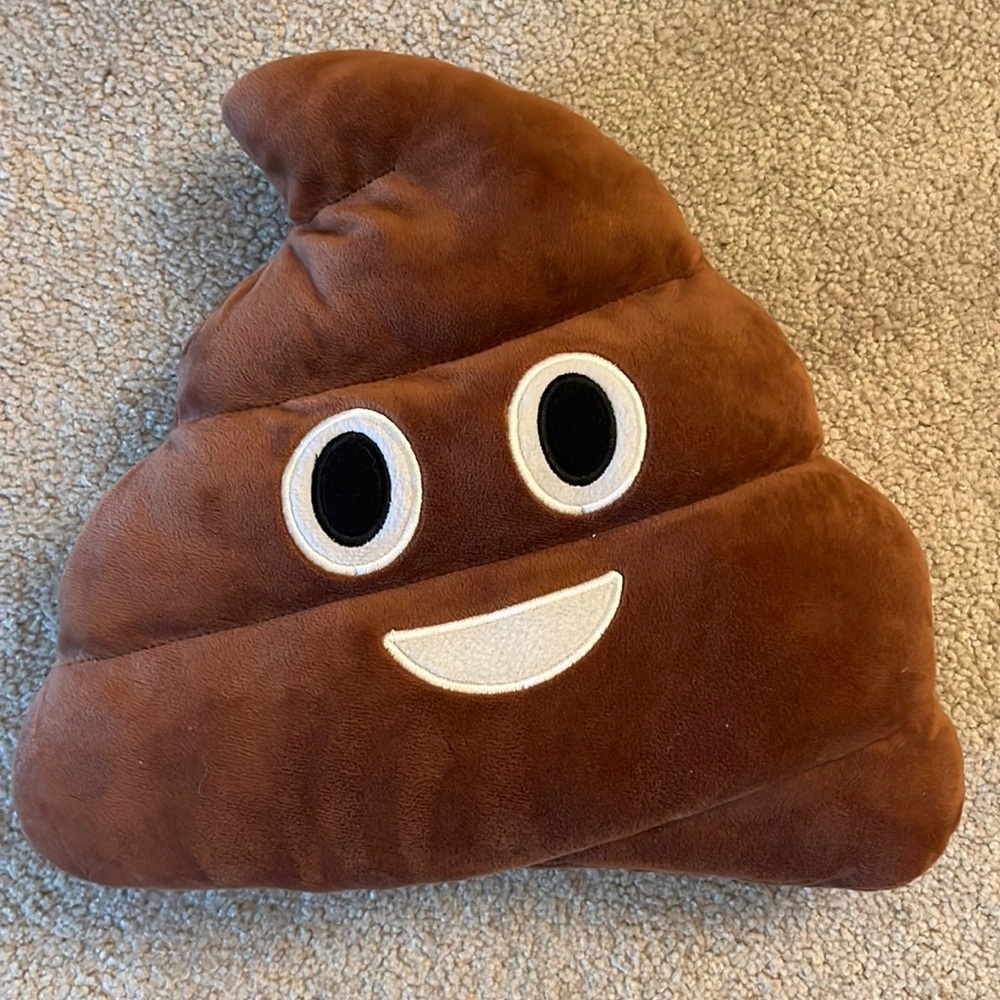 Poop Emoji Pillow